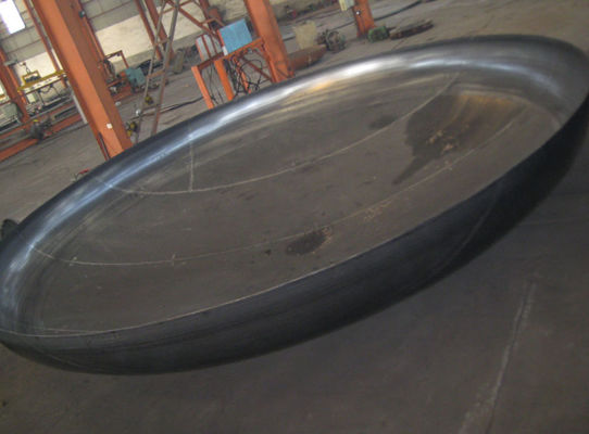 โลหะการปั่นหัวจาน torispherical 600mm ถึง 4000mm กว้าง