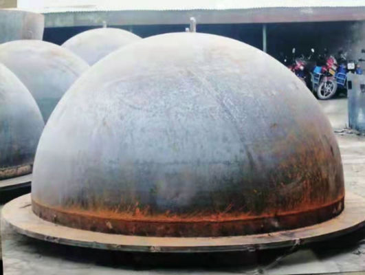 โลหะอ่อน Custom หัวถัง Hemispherical กลมสําหรับภาชนะความดัน