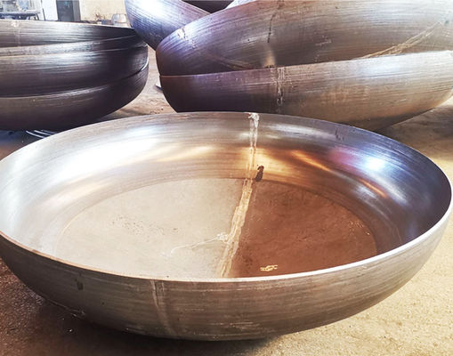 หัวจานแบบปรับแต่งแบบ Flanged DIN 280011 กับรัศมีข้อที่ 10%